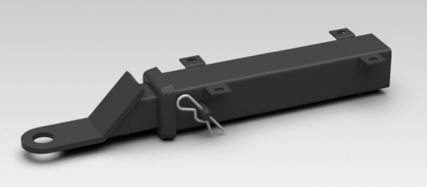 Image of golf cart trailer hitch
